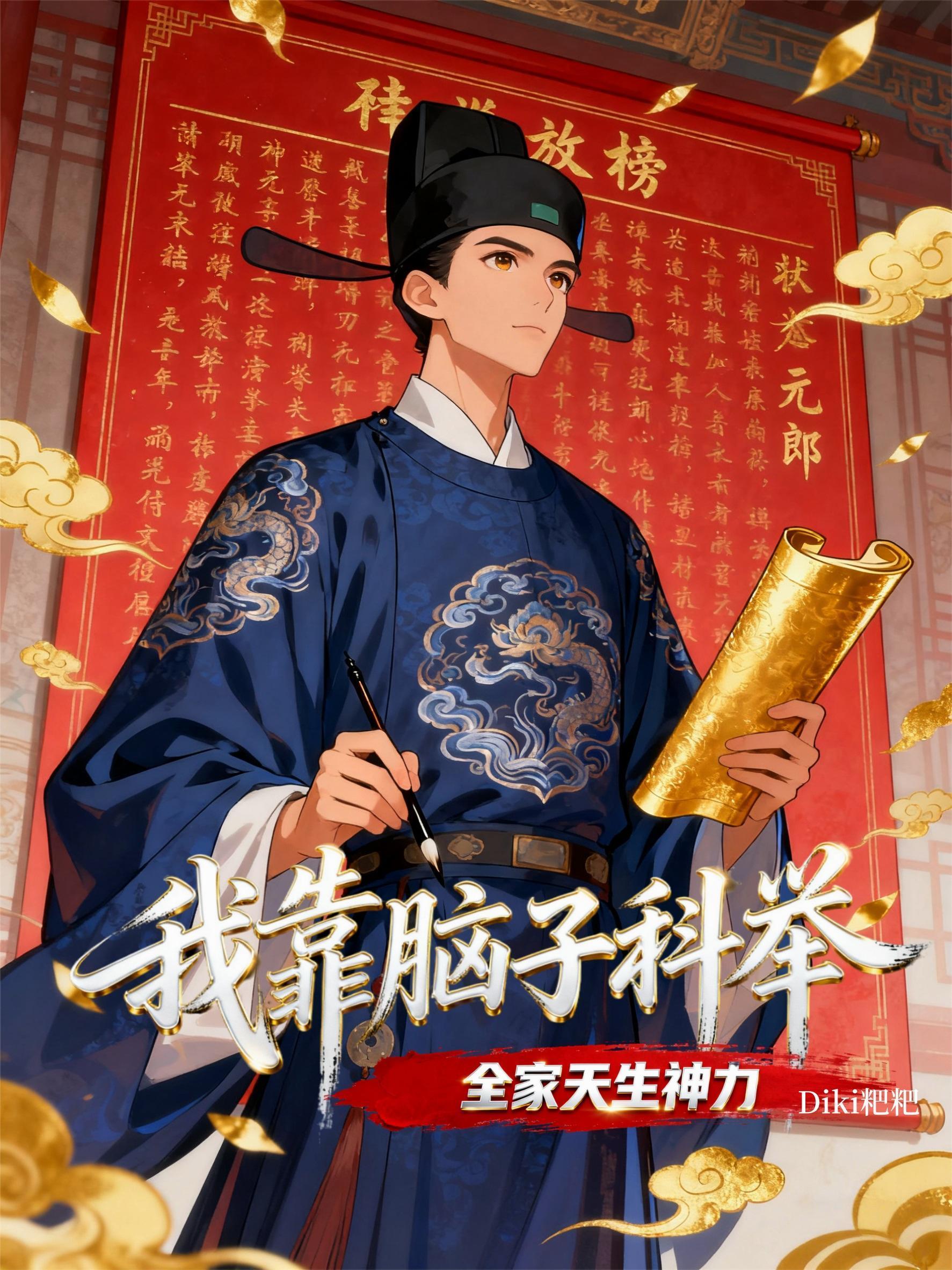 全家天生神力,我靠脑子科举封面